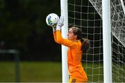 9 June 2021; Northern Ireland goalkeeper Lilie Crooks during the Women's U19 International Friendly between Republic of Ireland and Northern Ireland at AUL Complex in Dublin. Photo by Piaras Ó Mídheach/Sportsfile