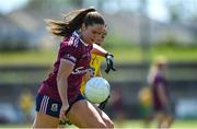 6 June 2021; Mairéad Seoighe of Galway in action against Nicole McLaughlin of Donegal during the Lidl Ladies Football National League match between Galway and Donegal at Tuam Stadium in Tuam, Galway. Photo by Piaras Ó Mídheach/Sportsfile