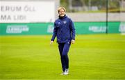 10 June 2021; Manager Vera Pauw during a Republic of Ireland women training session at Laugardalsvollur in Reykjavik, Iceland. Photo by Eythor Arnason/Sportsfile