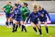 10 June 2021; Aoife Colvill during a Republic of Ireland women training session at Laugardalsvollur in Reykjavik, Iceland. Photo by Eythor Arnason/Sportsfile