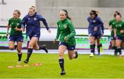 10 June 2021; Ciara Grant during a Republic of Ireland women training session at Laugardalsvollur in Reykjavik, Iceland. Photo by Eythor Arnason/Sportsfile