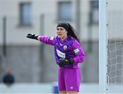 2 May 2021; Treaty United goalkeeper Michaela Mitchell during the SSE Airtricity Women's National League match between Treaty United and Peamount United at Jackman Park in Limerick. Photo by Piaras Ó Mídheach/Sportsfile