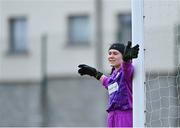 2 May 2021; Treaty United goalkeeper Michaela Mitchell during the SSE Airtricity Women's National League match between Treaty United and Peamount United at Jackman Park in Limerick. Photo by Piaras Ó Mídheach/Sportsfile