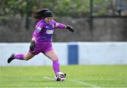 2 May 2021; Treaty United goalkeeper Michaela Mitchell during the SSE Airtricity Women's National League match between Treaty United and Peamount United at Jackman Park in Limerick. Photo by Piaras Ó Mídheach/Sportsfile