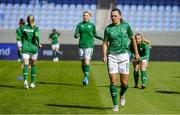 11 June 2021; Katie McCabe of Ireland before the international friendly match between Iceland and Republic of Ireland at Laugardalsvollur in Reykjavik, Iceland. Photo by Eythor Arnason/Sportsfile