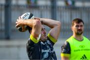 11 June 2021; Niall Scannell of Munster warms up ahead the Guinness PRO14 Rainbow Cup  match between Zebre and Munster at Stadio Lanfranchi in Parma, Italy. Photo by Roberto Bregani/Sportsfile