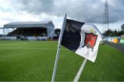 11 June 2021; A general view of a corner flag before the SSE Airtricity League Premier Division match between Dundalk and Waterford at Oriel Park in Dundalk, Louth. Photo by Piaras Ó Mídheach/Sportsfile