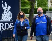 11 June 2021; Spectators arrive to the RDS before the Guinness PRO14 match between Leinster v Dragons at RDS Arena in Dublin. The game is one of the first of a number of pilot sports events over the coming weeks which are implementing guidelines set out by the Irish government to allow for the safe return of spectators to sporting events. Photo by Ramsey Cardy/Sportsfile