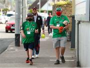11 June 2021; Cork City supporters arrive ahead of the SSE Airtricity League First Division match between Cork City and Cabinteely at Turners Cross in Cork. Photo by Michael P Ryan/Sportsfile