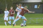 11 June 2021; Ian Turner of Cobh Ramblers in action against Sam Todd of UCD during the SSE Airtricity League First Division match between UCD and Cobh Ramblers at UCD Bowl in Dublin. Photo by Matt Browne/Sportsfile