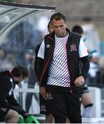 11 June 2021; Dundalk sporting director Jim Magilton reacts at the final whistle after his side's defeat in the SSE Airtricity League Premier Division match between Dundalk and Waterford at Oriel Park in Dundalk, Louth. Photo by Piaras Ó Mídheach/Sportsfile