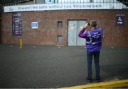 11 June 2021; A covid compliance officer takes a photograph before the SSE Airtricity League Premier Division match between Shamrock Rovers and Finn Harps at Tallaght Stadium in Dublin. The game is one of the first of a number of pilot sports events over the coming weeks which are implementing guidelines set out by the Irish government to allow for the safe return of spectators to sporting events. Photo by Stephen McCarthy/Sportsfile
