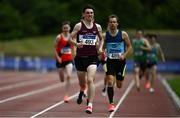 12 June 2021; Colin Smith of Mullingar Harriers AC, Westmeath, competing in the Senior Men's 800m event during day one of the AAI Games & Combined Events Championships at Morton Stadium in Santry, Dublin. Photo by Sam Barnes/Sportsfile