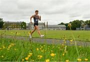 12 June 2021; David Kenny of Farranfore Maine Valley AC competing in the 20km walk during the Irish Life Health National 20k Walks Championships at St Jarlath’s College in Tuam, Galway. Photo by Seb Daly/Sportsfile