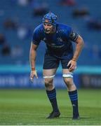 11 June 2021; Ryan Baird of Leinster during the Guinness PRO14 match between Leinster and Dragons at RDS Arena in Dublin. The game is one of the first of a number of pilot sports events over the coming weeks which are implementing guidelines set out by the Irish government to allow for the safe return of spectators to sporting events. Photo by Ramsey Cardy/Sportsfile