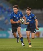 11 June 2021; Hugo Keenan of Leinster during the Guinness PRO14 match between Leinster and Dragons at RDS Arena in Dublin. The game is one of the first of a number of pilot sports events over the coming weeks which are implementing guidelines set out by the Irish government to allow for the safe return of spectators to sporting events. Photo by Ramsey Cardy/Sportsfile