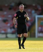 11 June 2021; Referee Raymond Matthews during the SSE Airtricity League First Division match between Cork City and Cabinteely at Turners Cross in Cork. Photo by Michael P Ryan/Sportsfile