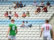 12 June 2021; Supporters watch from the south stand during the Allianz Football League Division 2 Relegation play-off match between Cork and Westmeath at Páirc Uí Chaoimh in Cork. Photo by Eóin Noonan/Sportsfile