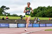 12 June 2021; Roisin Flanagan of Adams State University on her way to winning the Senior Women's 3000m during day one of the AAI Games & Combined Events Championships at Morton Stadium in Santry, Dublin. Photo by Sam Barnes/Sportsfile