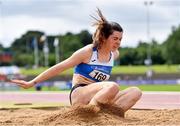 12 June 2021; Grace Furlong of Waterford AC, competing in the Senior Women's Triple Jump during day one of the AAI Games & Combined Events Championships at Morton Stadium in Santry, Dublin. Photo by Sam Barnes/Sportsfile