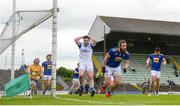 12 June 2021; Thomas Galligan of Cavan reacts to a missed opportunity on goal during the Allianz Football League Division 3 Relegation play-off match between Cavan and Wicklow at Páirc Tailteann in Navan, Meath. Photo by Stephen McCarthy/Sportsfile