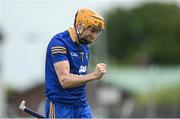 12 June 2021; Clare goalkeeper Eibhear Quilligan celebrates at the final whistle of the Allianz Hurling League Division 1 Group B Round 5 match between Clare and Kilkenny at Cusack Park in Ennis, Clare. Photo by Ramsey Cardy/Sportsfile