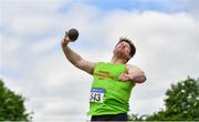 12 June 2021; Paul Collins of North Westmeath AC, competing in the Senior Men's Shot Put during day one of the AAI Games & Combined Events Championships at Morton Stadium in Santry, Dublin. Photo by Sam Barnes/Sportsfile