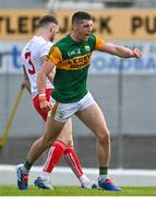 12 June 2021; Paul Geaney of Kerry celebrates after scoring his first and his side's fourth goal during the Allianz Football League Division 1 semi-final match between Kerry and Tyrone at Fitzgerald Stadium in Killarney, Kerry. Photo by Brendan Moran/Sportsfile