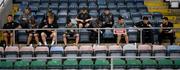 12 June 2021; Donegal players enjoy some food after the Allianz Football League Division 1 semi-final match between Donegal and Dublin at Kingspan Breffni Park in Cavan. Photo by Ray McManus/Sportsfile