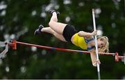 13 June 2021; Clodagh Walsh of Abbey Striders AC, Cork, competing in the Senior Women's Pole Vault during day two of the AAI Games & Combined Events Championships at Morton Stadium in Santry, Dublin. Photo by Sam Barnes/Sportsfile