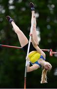 13 June 2021; Clodagh Walsh of Abbey Striders AC, Cork, competing in the Senior Women's Pole Vault during day two of the AAI Games & Combined Events Championships at Morton Stadium in Santry, Dublin. Photo by Sam Barnes/Sportsfile