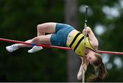 13 June 2021; Una Samuels of Leevale AC, Cork, competing in the Senior Women's Pole Vault during day two of the AAI Games & Combined Events Championships at Morton Stadium in Santry, Dublin. Photo by Sam Barnes/Sportsfile
