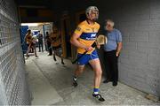 12 June 2021; Conor Cleary of Clare prior to the Allianz Hurling League Division 1 Group B Round 5 match between Clare and Kilkenny at Cusack Park in Ennis, Clare. Photo by Ramsey Cardy/Sportsfile