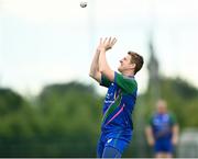 13 June 2021; Brian Kirwan of Glynn Barntown fields during the 2020 Men’s Senior Rounders Final match between Carrickmacross and Glynn Barntown at the GAA centre of Excellence in Abbotstown, Dublin. Photo by Harry Murphy/Sportsfile