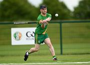 13 June 2021; Patrick Bermingham of Carrickmacross bats during the 2020 Men’s Senior Rounders Final match between Carrickmacross and Glynn Barntown at the GAA centre of Excellence in Abbotstown, Dublin. Photo by Harry Murphy/Sportsfile