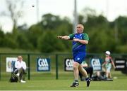 13 June 2021; Paul Cooper of Glynn Barntown fields during the 2020 Men’s Senior Rounders Final match between Carrickmacross and Glynn Barntown at the GAA centre of Excellence in Abbotstown, Dublin. Photo by Harry Murphy/Sportsfile