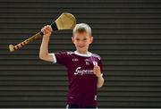 13 June 2021; Rowan Healy, age 7 from Craughwell, Galway, before the Allianz Hurling League Division 1 Group A Round 5 match between Cork and Galway at Páirc Ui Chaoimh in Cork. Photo by Eóin Noonan/Sportsfile