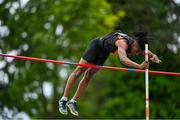 13 June 2021; Rolus Olusa of Clonliffe Harriers AC, Dublin, competing in the Pole Vault event of the Senior Decathlon during day two of the AAI Games & Combined Events Championships at Morton Stadium in Santry, Dublin. Photo by Sam Barnes/Sportsfile