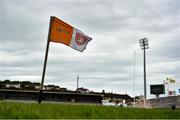 13 June 2021; A general view of a flag prior to the Allianz Football League Division 1 Relegation play-off match between Armagh and Roscommon at Athletic Grounds in Armagh. Photo by Ramsey Cardy/Sportsfile