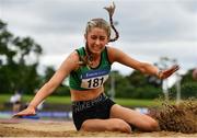13 June 2021; Katie Nolke of Ferrybank AC, Waterford, competing in the Senior Women's Long Jump during day two of the AAI Games & Combined Events Championships at Morton Stadium in Santry, Dublin. Photo by Sam Barnes/Sportsfile