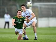 13 June 2021; Thomas O'Reilly of Meath in action against Mick O'Grady of Kildare during the Allianz Football League Division 2 semi-final match between Kildare and Meath at St Conleth's Park in Newbridge, Kildare. Photo by Piaras Ó Mídheach/Sportsfile
