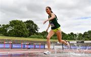 13 June 2021; Eilish Flanagan of Adams State University on her way to winning the Senior Women's 3000m Steeplechase during day two of the AAI Games & Combined Events Championships at Morton Stadium in Santry, Dublin. Photo by Sam Barnes/Sportsfile