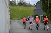 13 June 2021; Armagh supporters arrive prior to the Allianz Football League Division 1 Relegation play-off match between Armagh and Roscommon at Athletic Grounds in Armagh. Photo by Ramsey Cardy/Sportsfile