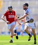 13 June 2021; Jake O'Connor of Cork in action against Padraic Mannion of Galway during the Allianz Hurling League Division 1 Group A Round 5 match between Cork and Galway at Páirc Ui Chaoimh in Cork. Photo by Eóin Noonan/Sportsfile