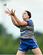 13 June 2021; Grainne Gavin of Breaffy makes a catch during the Ladies Senior Rounders Final 2020 match between Breaffy and Glynn Barntown at GAA centre of Excellence, National Sports Campus in Abbotstown, Dublin. Photo by Harry Murphy/Sportsfile