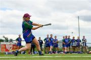 13 June 2021; Sheena King of Glynn Barntown bats during the Ladies Senior Rounders Final 2020 match between Breaffy and Glynn Barntown at GAA centre of Excellence, National Sports Campus in Abbotstown, Dublin. Photo by Harry Murphy/Sportsfile