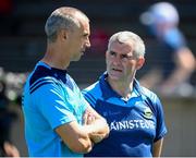 13 June 2021; Tipperary manager Liam Sheedy, right, and selector Tommy Dunne following the Allianz Hurling League Division 1 Group A Round 5 match between Waterford and Tipperary at Walsh Park in Waterford. Photo by Stephen McCarthy/Sportsfile