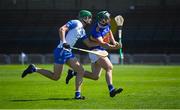 13 June 2021; Cathal Barrett of Tipperary in action against Michael Kiely of Waterford during the Allianz Hurling League Division 1 Group A Round 5 match between Waterford and Tipperary at Walsh Park in Waterford. Photo by Stephen McCarthy/Sportsfile
