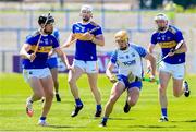 13 June 2021; Peter Hogan of Waterford in action against Tipperary players, from left, Dan McCormack, Michael Breen and Seamus Kennedy during the Allianz Hurling League Division 1 Group A Round 5 match between Waterford and Tipperary at Walsh Park in Waterford. Photo by Stephen McCarthy/Sportsfile