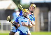 13 June 2021; Billy Power of Waterford in action against Barry Heffernan of Tipperary during the Allianz Hurling League Division 1 Group A Round 5 match between Waterford and Tipperary at Walsh Park in Waterford. Photo by Stephen McCarthy/Sportsfile